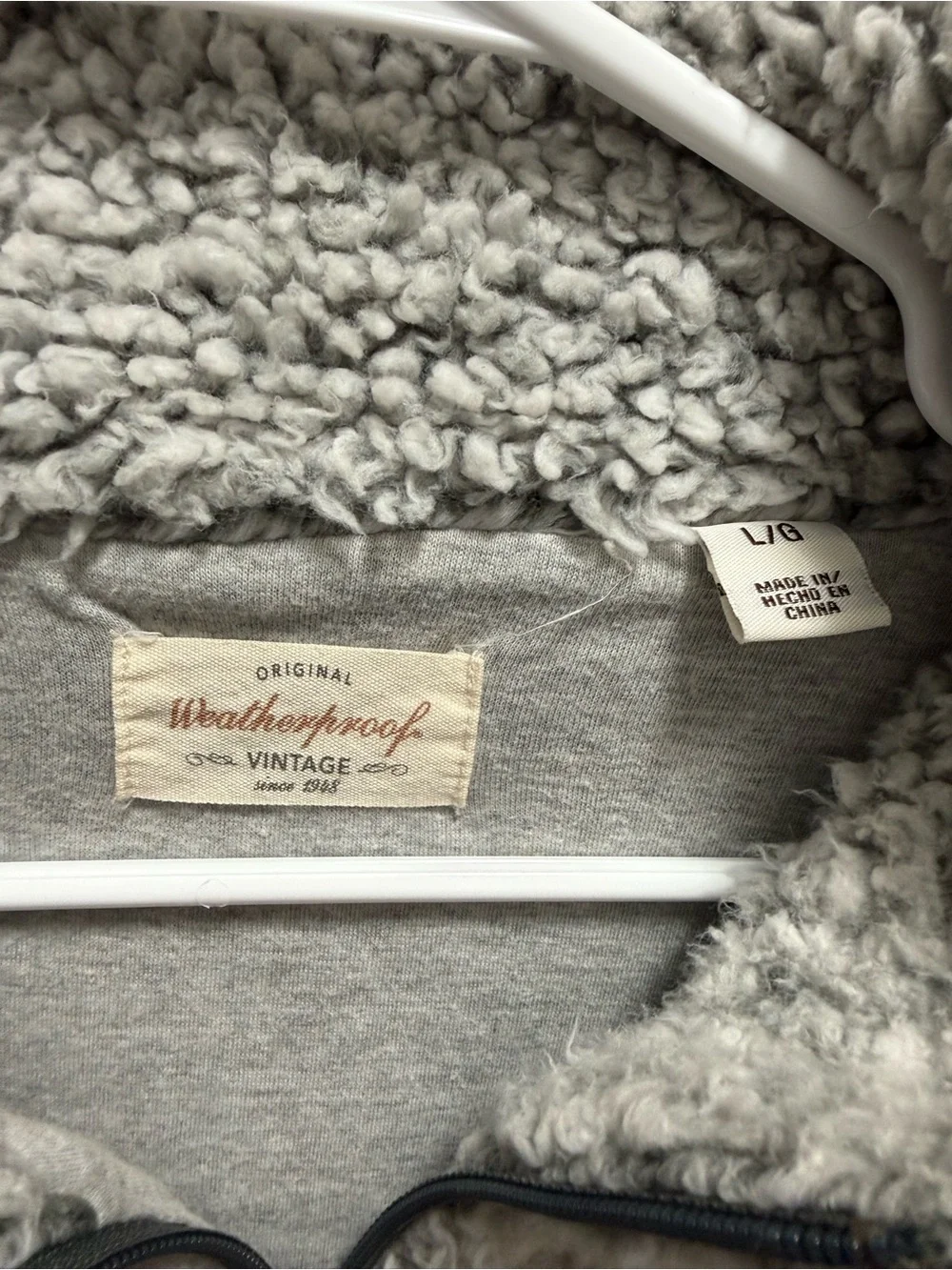 Weatherproof cozy sherpa